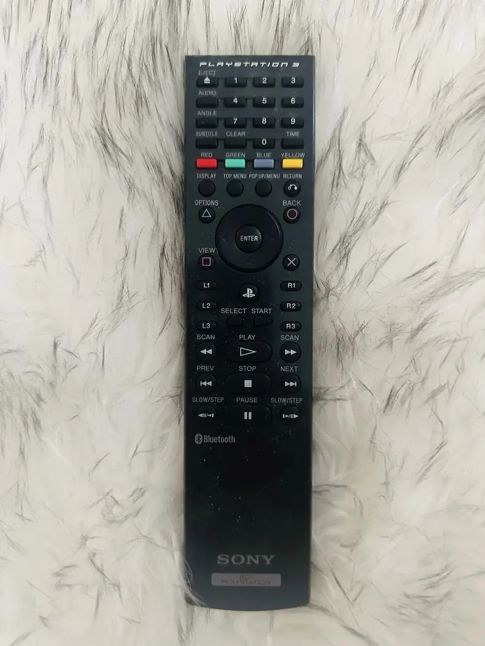 Sony PlayStation 3 PS3 Bluetooth Wireless Remote Control Black BD/PLAYSTATION